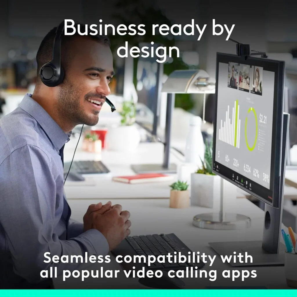 logitech c920e mang đến trải nghiệm người dùng dễ chịu, đơn giản với thiết lập plug and play