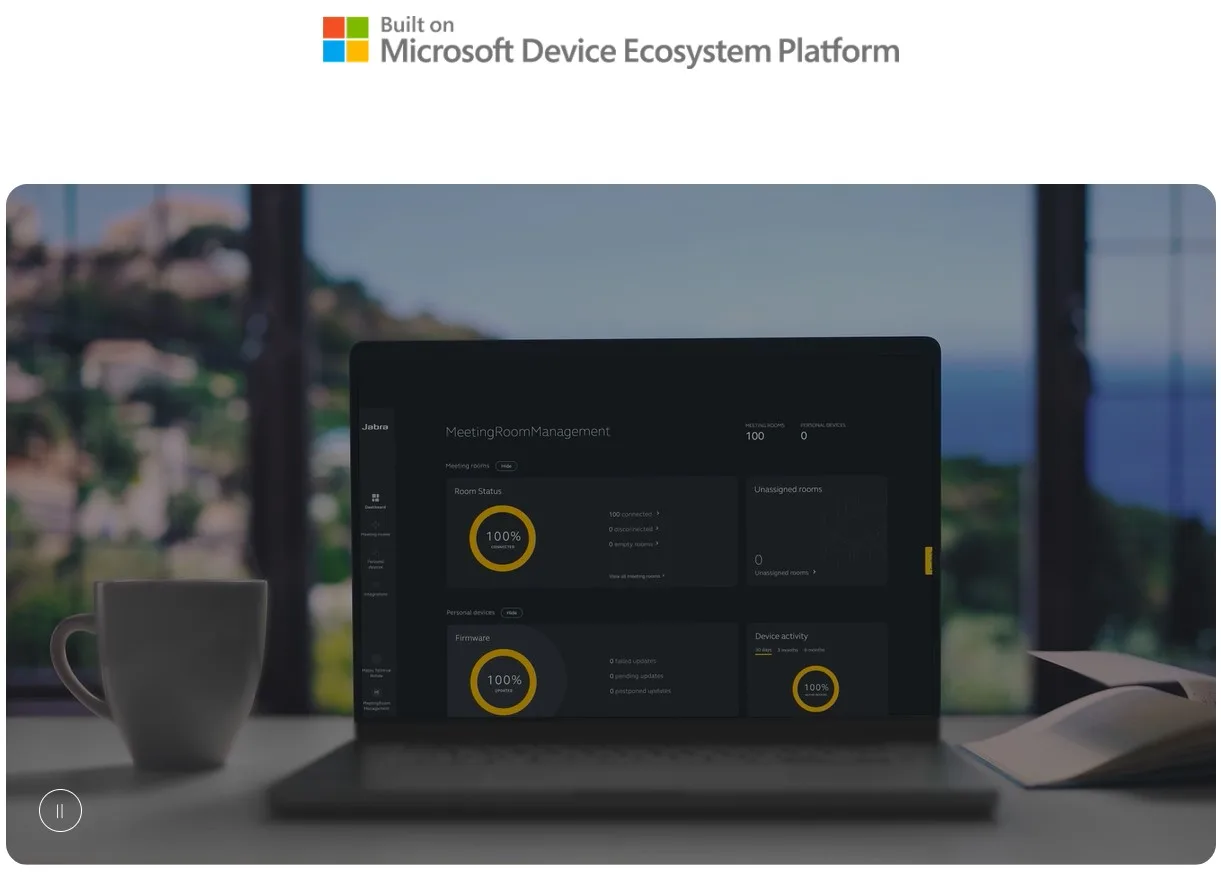 jabra panacast 40 vbs an toàn và dễ quản lý