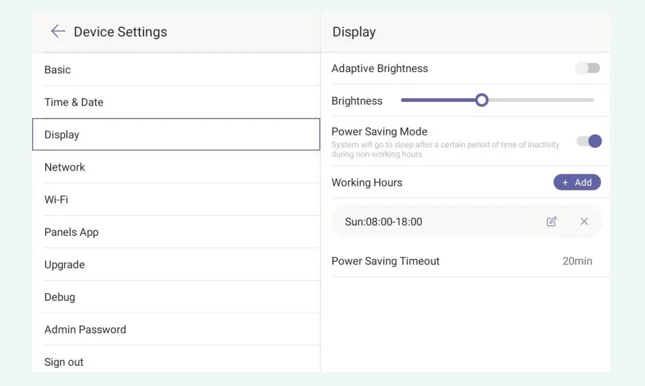 Chế độ tiết kiệm điện
