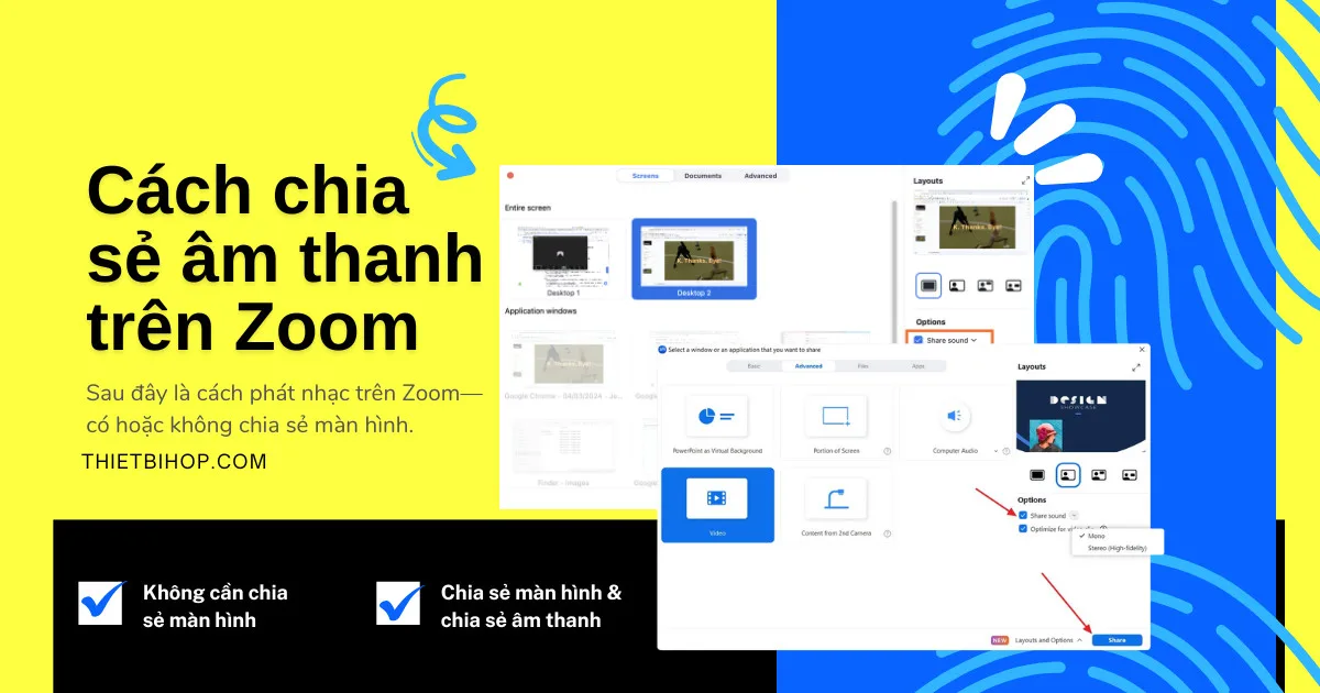 cách chia sẻ âm thanh trên zoom đơn giản chi tiết