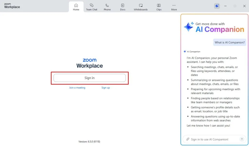 cách đăng nhập zoom trên máy tính