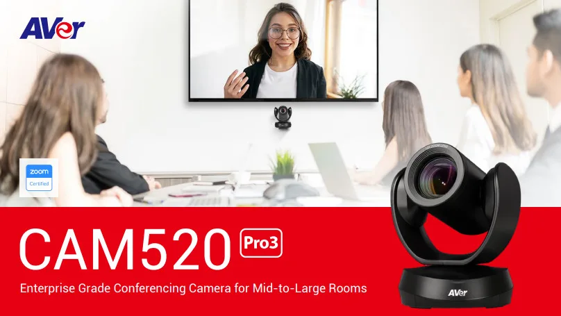 giới thiệu tổng quan về camera hội nghị USB 3.1 AVer CAM520 Pro3