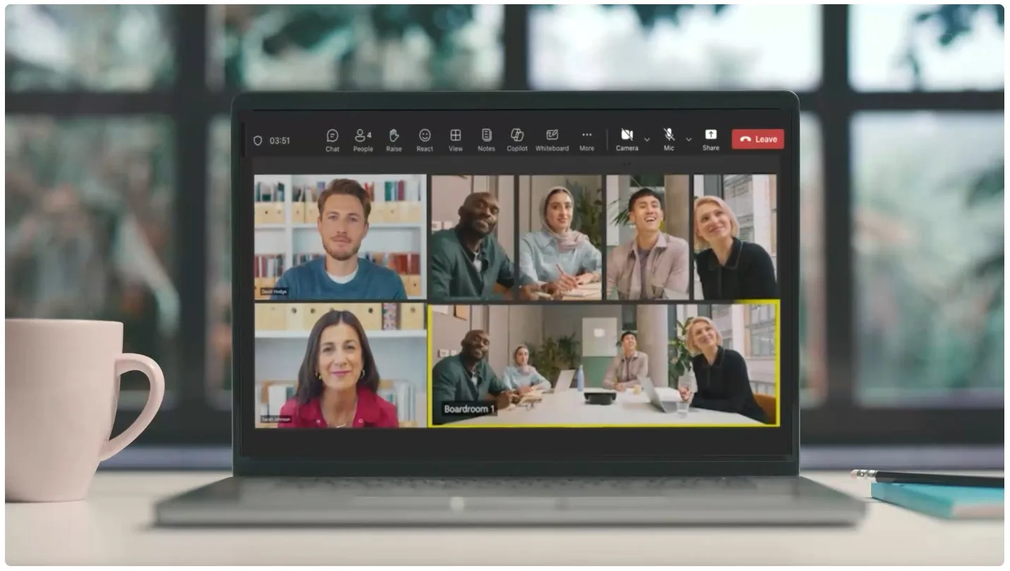 chế độ dynamic composition trong microsoft teams