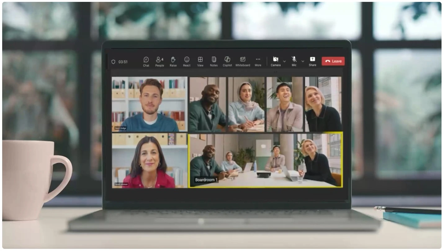 chế độ dynamic composition trong microsoft teams
