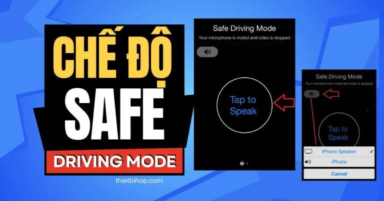chế độ safe driving mode trong zoom