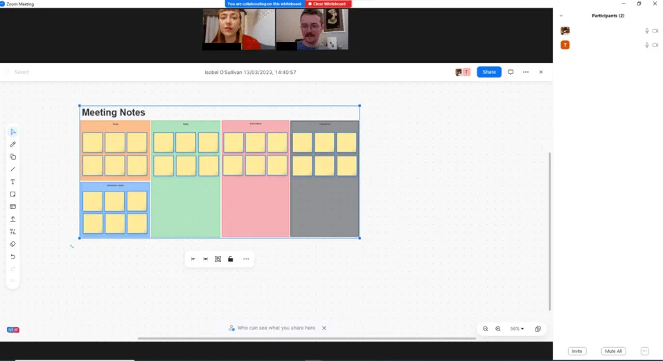 công cụ zoom whiteboard giúp cộng tác dễ dàng trong Zoom