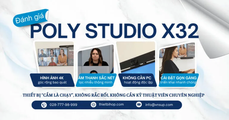 đánh giá chi tiết poly studio x32