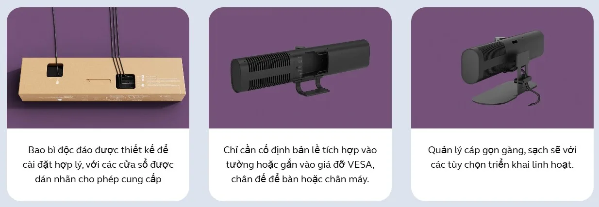 jabra panacast 40 vbs dễ dàng lắp đặt