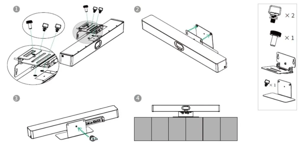 Gắn trên giá gắn Tabletop