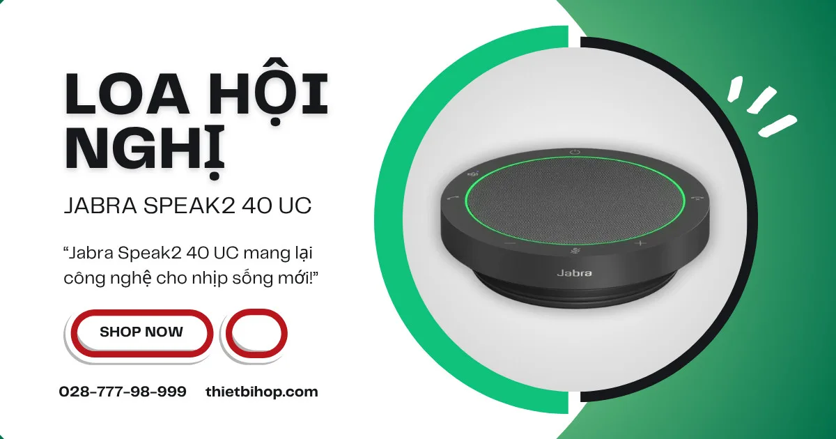 loa hội nghị di động thế mới jabra speak2 40 uc