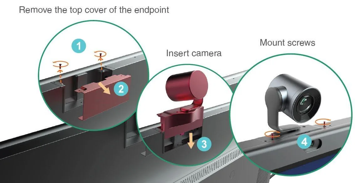 hướng dẫn cài đặt Yealink MB-Camera-6X