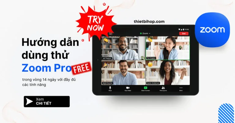 hướng dẫn dùng thử zoom pro miễn phí trong vòng 14 ngày