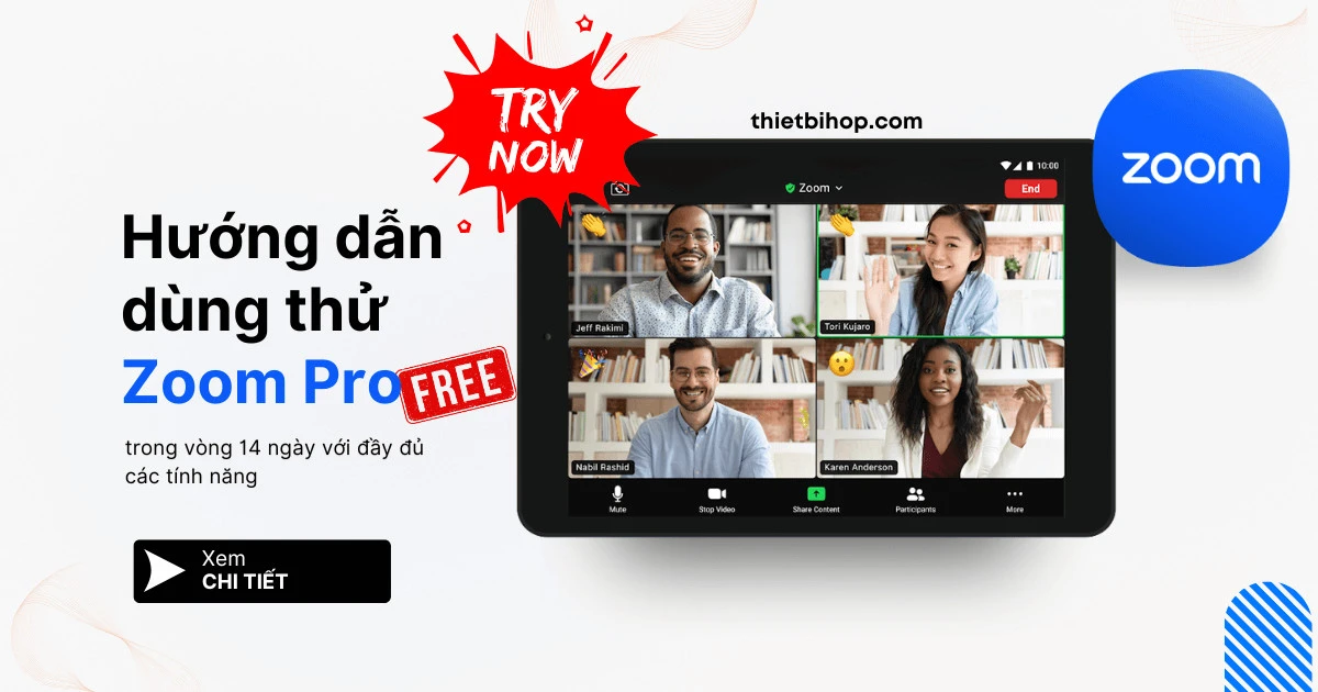 hướng dẫn dùng thử zoom pro miễn phí trong vòng 14 ngày