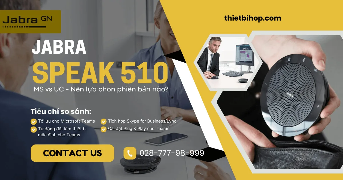 jabra speak 510 ms vs uc nên chọn phiên bản nào