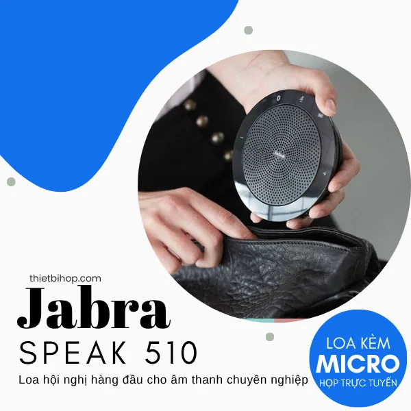 Loa kèm micro họp trực tuyến Jabra Speak 510 MS