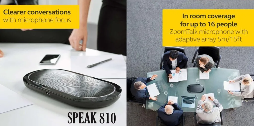 loa họp Jabra Speak 810 chuyên dụng cho phòng họp lớn