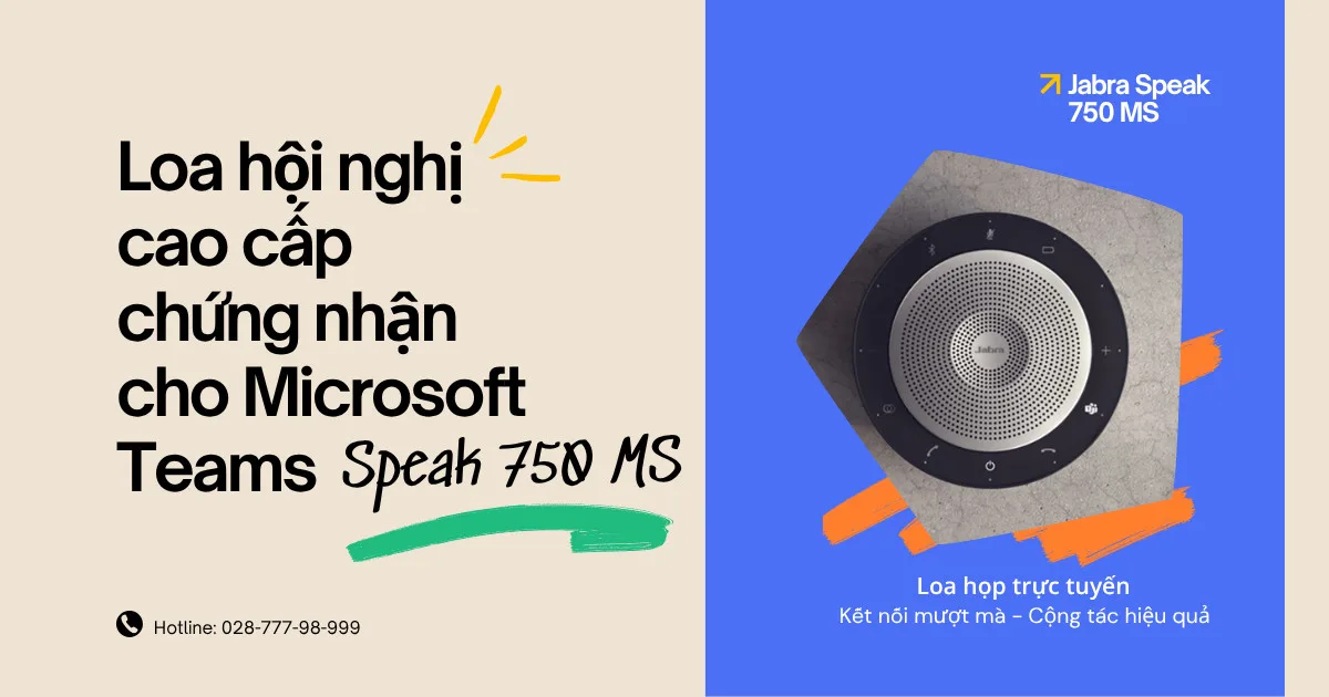 loa hội nghị cao cấp Jabra speak 750 ms