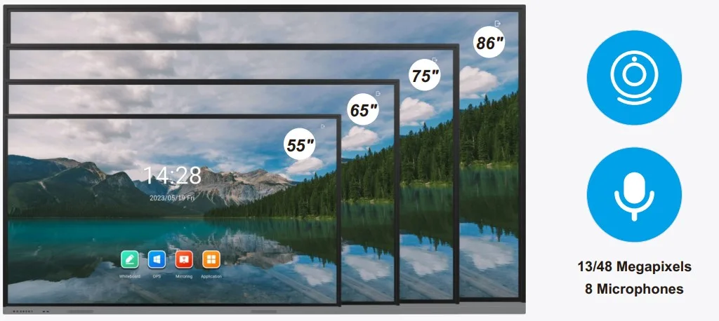 giới thiệu màn hình tương tác hatek ht55ec