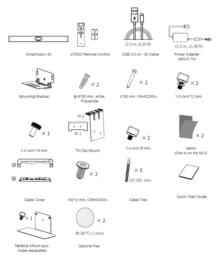 mở hộp yealink smartvision 40 có gì