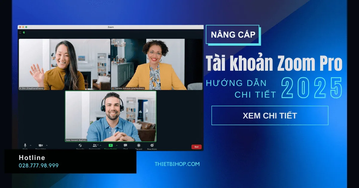 nâng cấp tài khoản zoom pro 2025