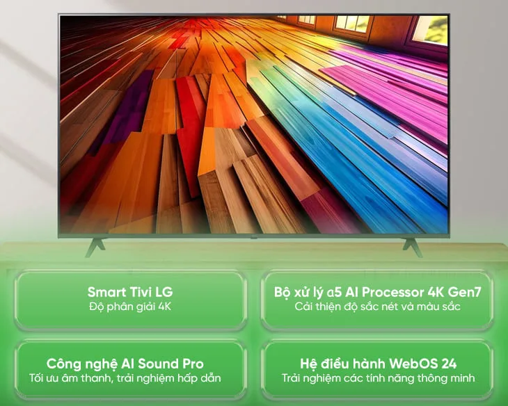 Smart Tivi LG AI 4K 75 inch 75UT8050