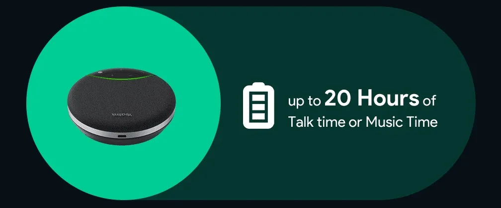 yealinj sp92 sở hữu 20 giờ đàm thoại hoặc nghe nhạc