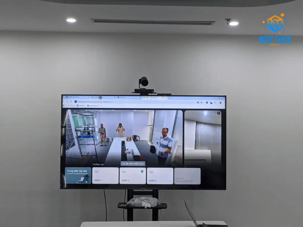 Bộ thiết bị hoàn chỉnh sau khi lắp đặt xong