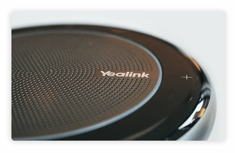 Loa yealink có giao diện điều khiển trực quan, dễ sử dụng