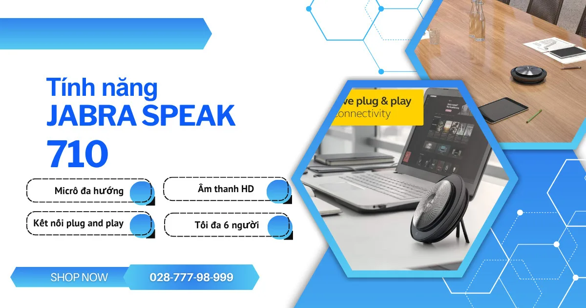 Loa ngoài di động chuyên nghiệp có âm thanh tốt nhất jabra speak 710