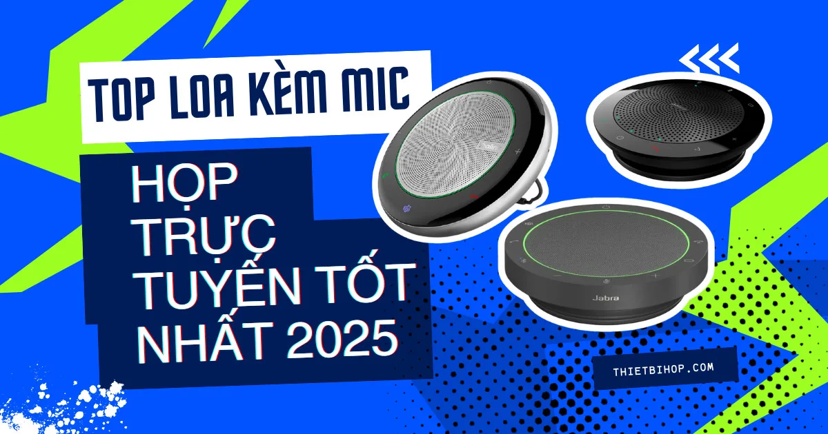 top 10 loa kèm micro họp trực tuyến tốt nhất 2025