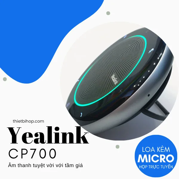 Loa kèm micro họp trực tuyến Bluetooth Yealink CP700