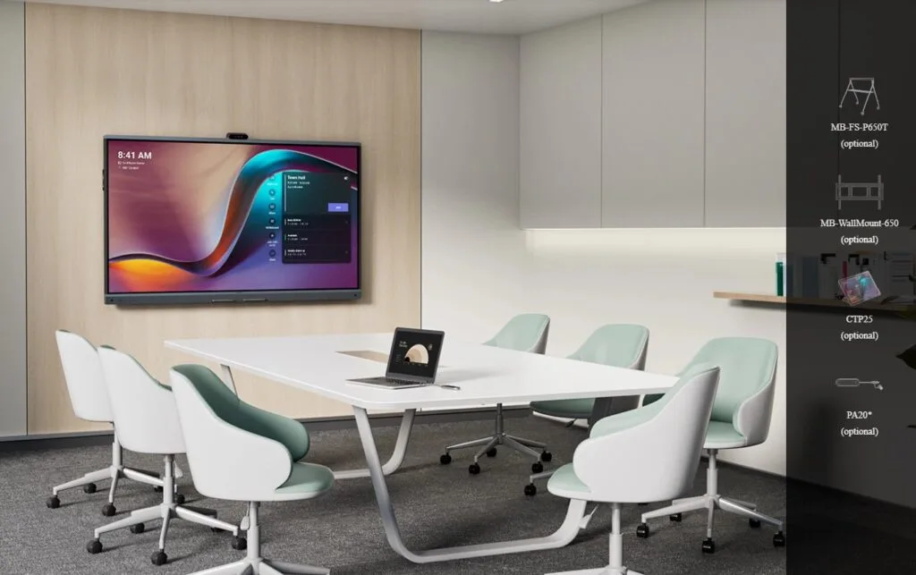 Yealink MeetingBoard 65 Pro – phù hợp phòng họp nhỏ (1–6 người)