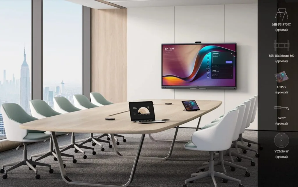 MeetingBoard 75 Pro phù hợp phòng họp trung bình (6–12 người)