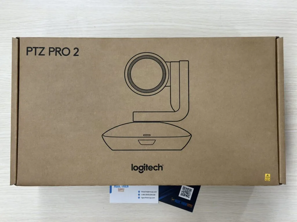 camera hội nghị Logitech PTZ Pro 2 hỗ trợ chuẩn video Full HD 1080p ở tốc độ 30 khung hình/giây
