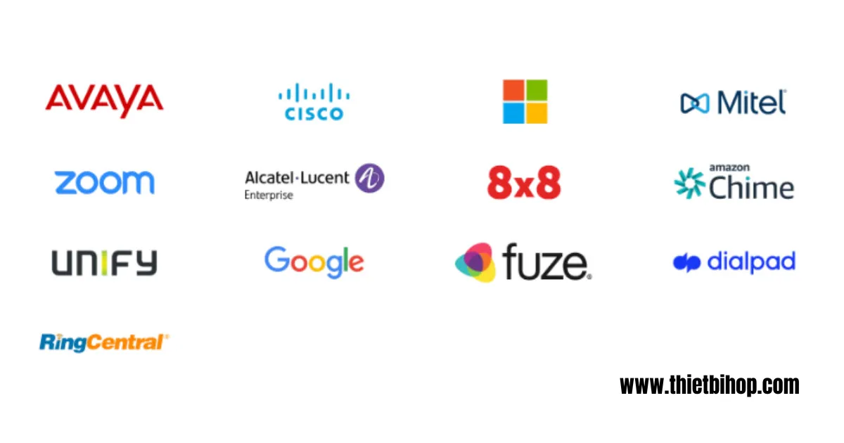 Jabra Speak 750 UC tương thích rộng rãi với các nền tảng UC