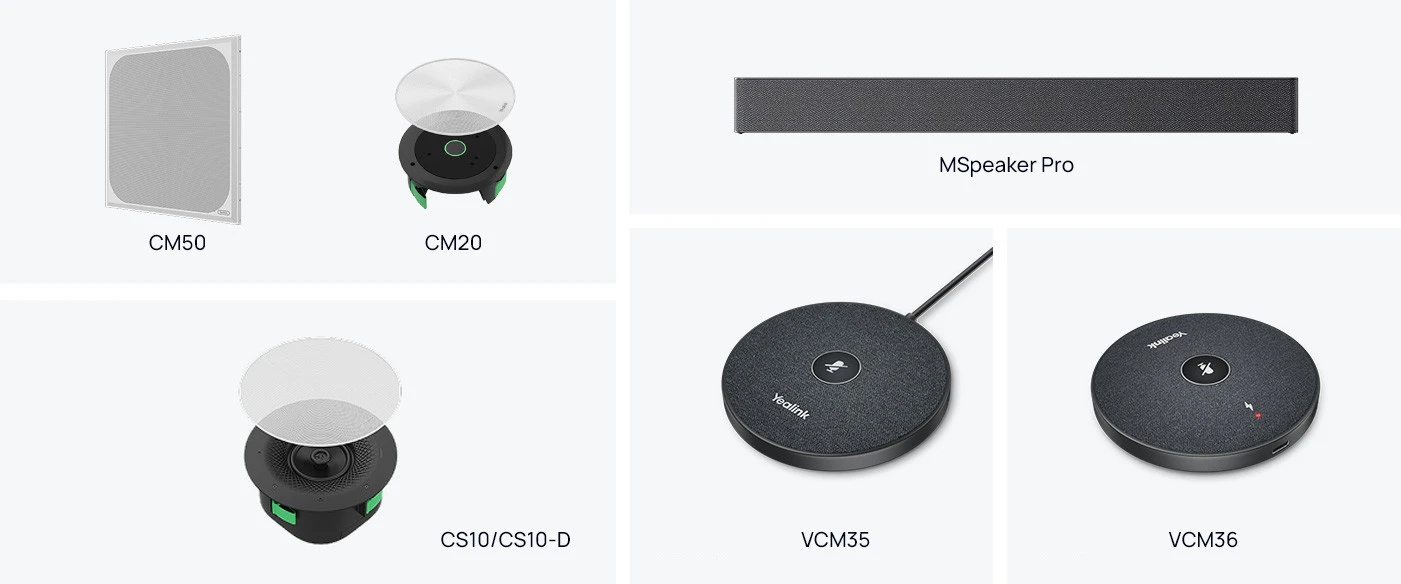SmartVision 80 tương thích với nhiều thiết bị âm thanh Yealink mang lại chất lượng âm thanh rõ ràng và tự nhiên