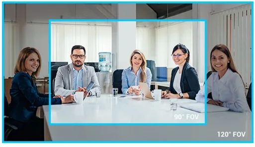 aver vb130 với camera 4K với góc nhìn rộng