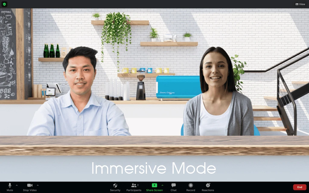 Zoom Clips Plus cung cấp tính năng “Immersive Mode” cho phép tích hợp nội dung trình bày với video