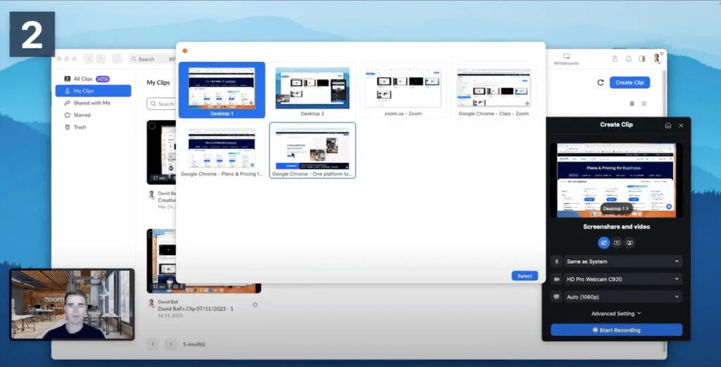Zoom Clips Plus cho phép chia sẻ ý tưởng, demo sản phẩm, hoặc hướng dẫn nhanh chóng