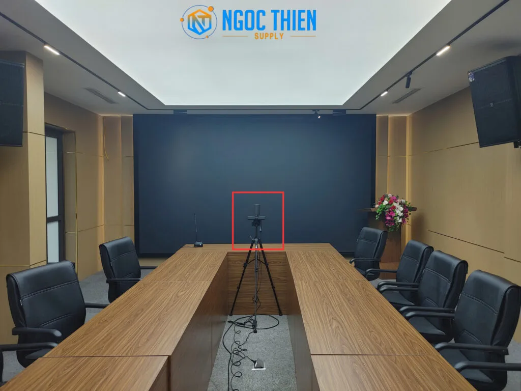 ngọc thiên triển khai lắp đặt Yealink UVC85 cho Công ty TNHH Một thành viên Dịch vụ Đối ngoại