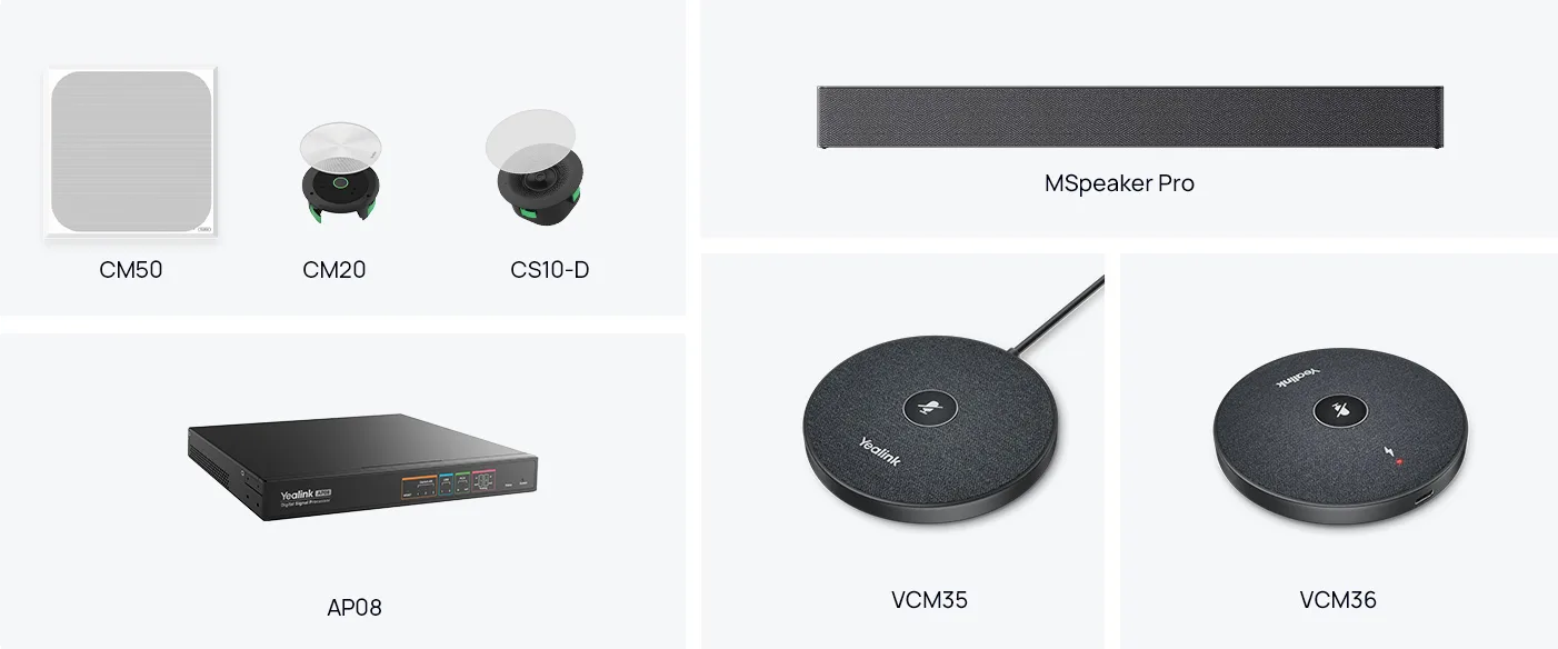 Yealink MVC S98-C5U mang đến các giải pháp âm thanh linh hoạt