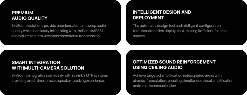 Yealink AV One cung cấp giải pháp âm thanh SkySound