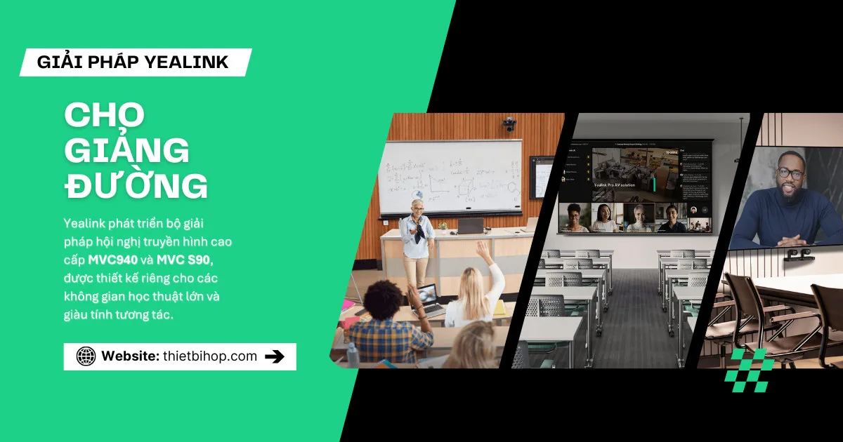 giải pháp yealink cho giảng đường
