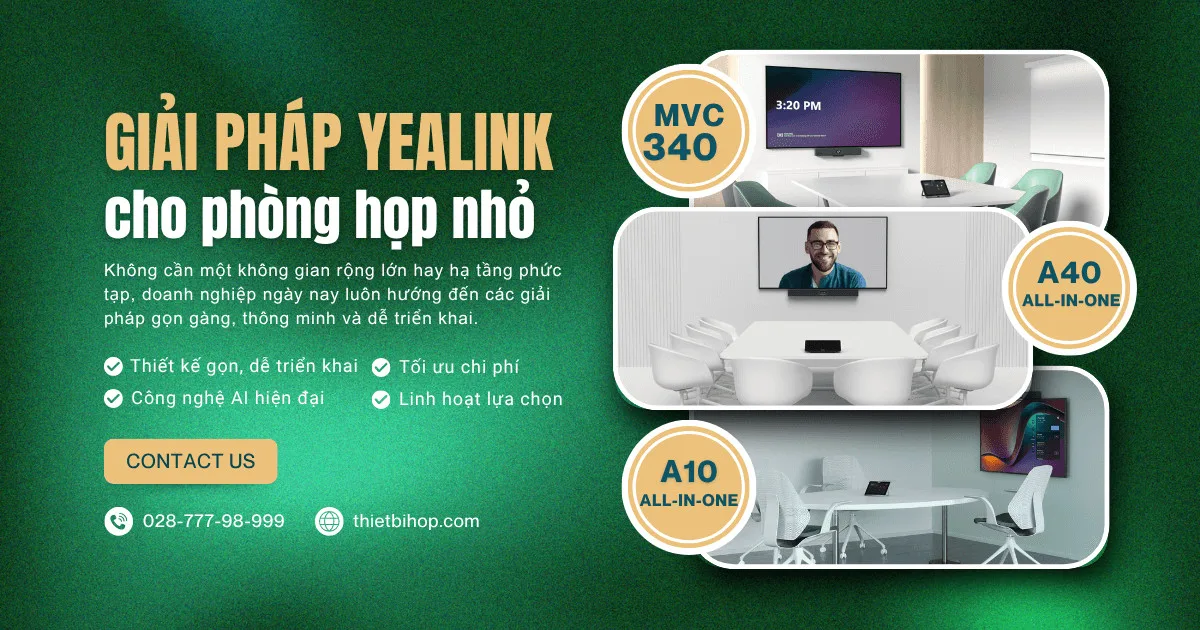 giải pháp yealink cho phòng họp nhỏ