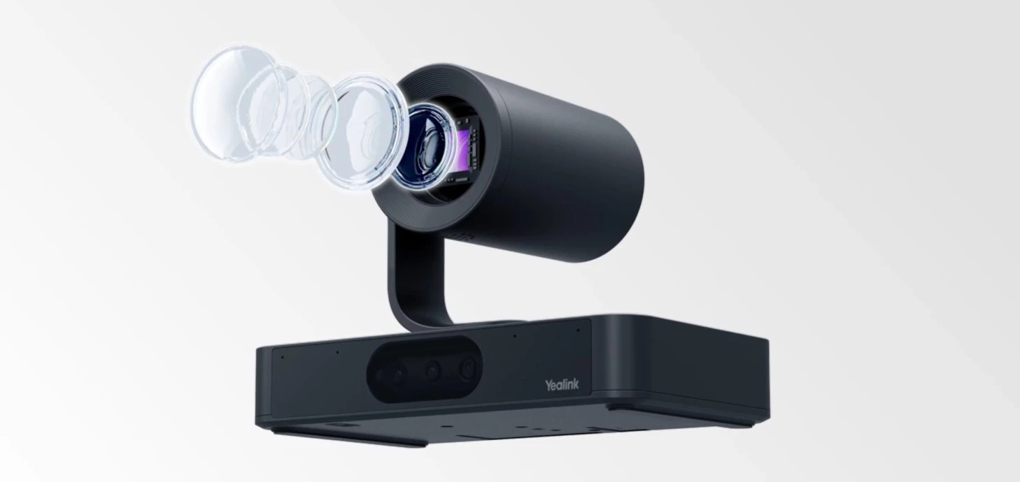 Yealink SmartVision 80 trang bị hệ thống bốn ống kính 4K 