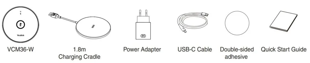 hộp yealink vcm36-w có gì