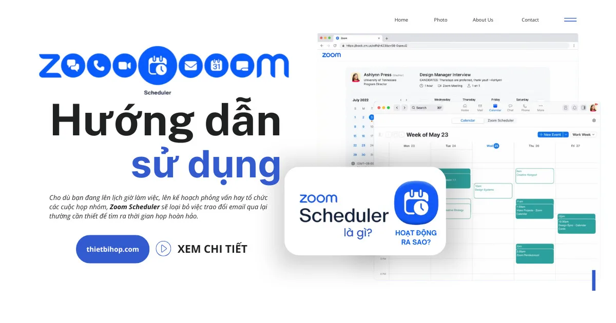 hướng dẫn sử dụng zoom scheduler chi tiết 2025