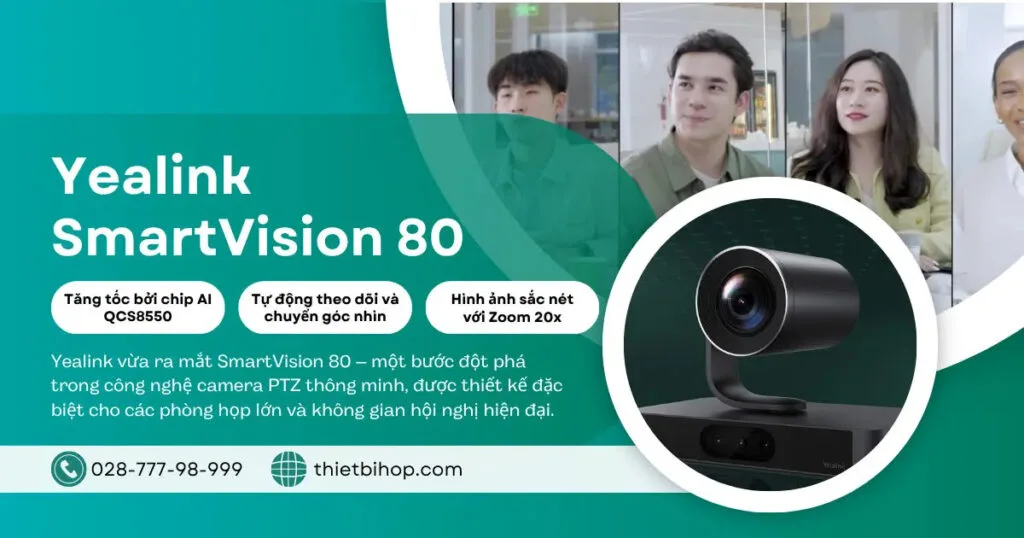 SmartVision 80 là hệ thống camera cao cấp với 4 ống kính độc lập