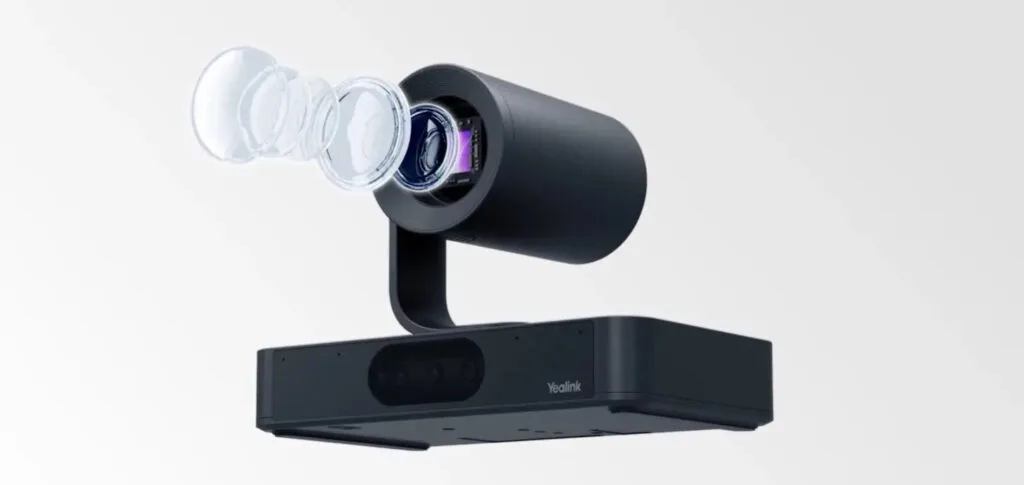 Yealink SmartVision 80 sử dụng cấu trúc camera 4 ống kính , zoom quang 20x