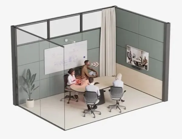 Logitech meetup 2 hỗ trợ ngăn tiếng ồn ai